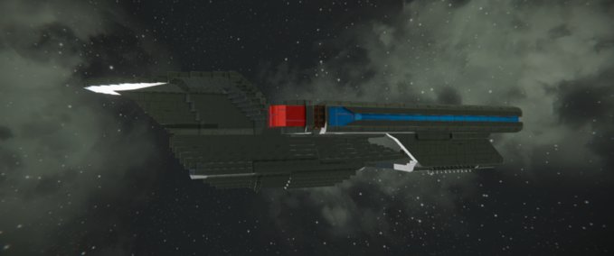 Blueprint Enterprise D (Stardrive Section) Space Engineers mod