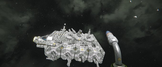 Blueprint Gunship Space Engineers mod