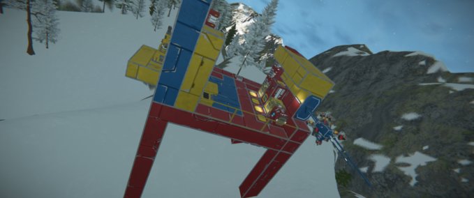 Blueprint High point base Space Engineers mod