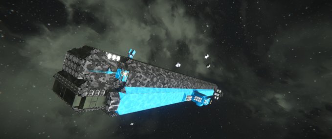 Blueprint Heavy Frigate Class Goliath Space Engineers mod