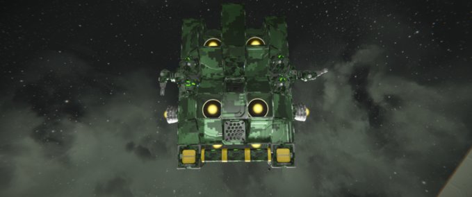 Blueprint Vulture gunship Space Engineers mod