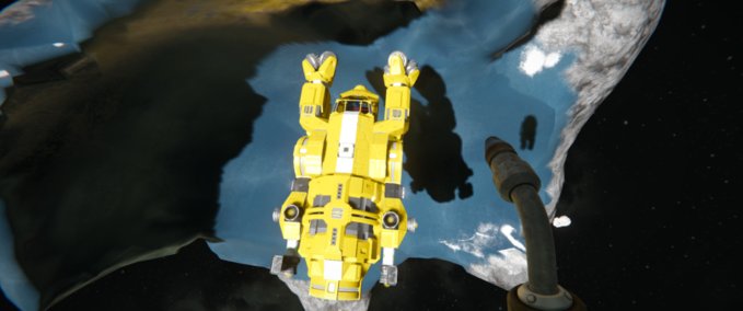 Blueprint Damaged hydrogen miner Space Engineers mod