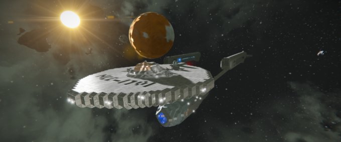 Blueprint Enterprise-A Space Engineers mod