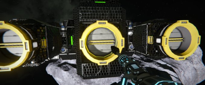 Blueprint Modual fighter w gun Space Engineers mod