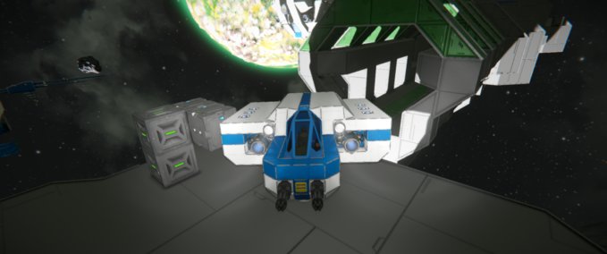 Blueprint fighter Space Engineers mod