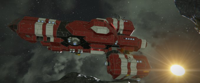 Blueprint Big Red Space Engineers mod