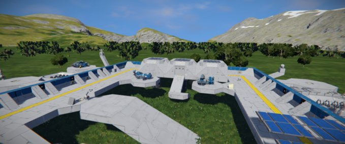 Blueprint EarthEasyStation Space Engineers mod