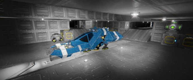 Blueprint Combatant mk.1 Space Engineers mod