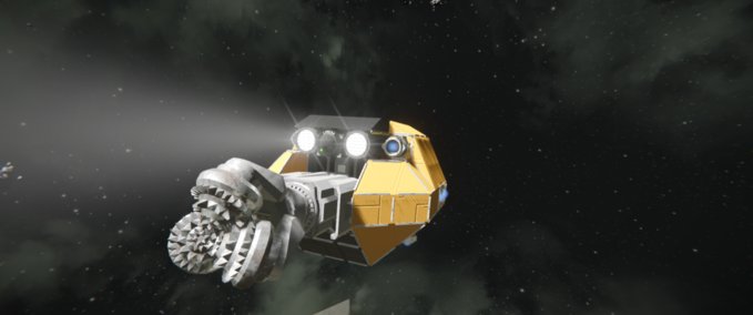 Blueprint Mini Mining drone Space Engineers mod