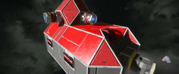 Blueprint Beagle reascue ship Space Engineers mod
