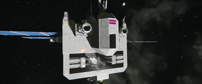 Blueprint H.M.S Mother Station (with add-ons) Space Engineers mod