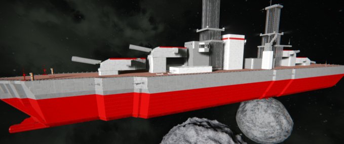 Blueprint USS Arizona Space Engineers mod