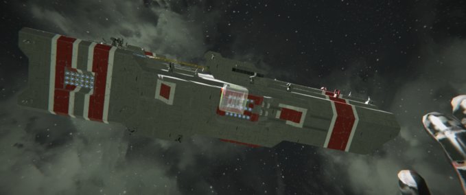 Blueprint Battle frigate Space Engineers mod