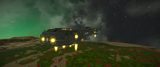 Blueprint Cerberus Class Supercarrier Space Engineers mod