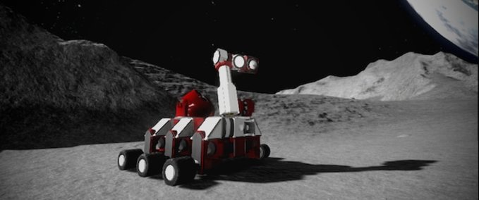 Blueprint Mini moon rover 2 Space Engineers mod