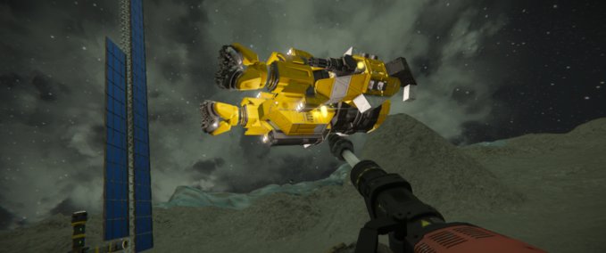 Blueprint Aggressive Miner Space Engineers mod