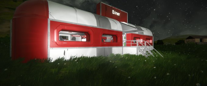 Blueprint Diner Space Engineers mod