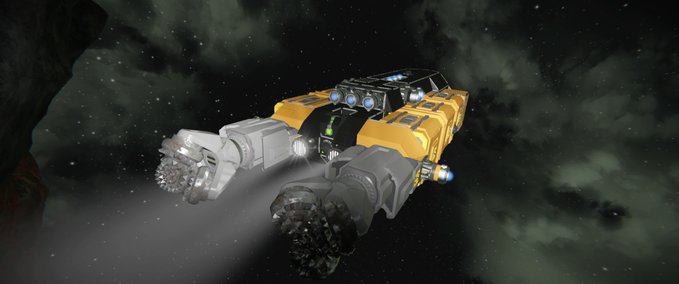 Blueprint Arcadia Mining drone Space Engineers mod