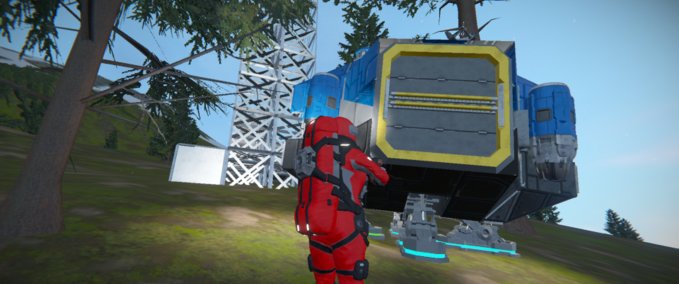 Blueprint Respawn Planet Pod Space Engineers mod