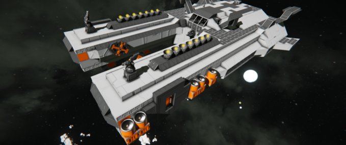 Space Engineers: UNSC INFINITY HALO WARSHIP v 1.0 Blueprint, Ship,  Large_Grid, Safe Mod für Space Engineers