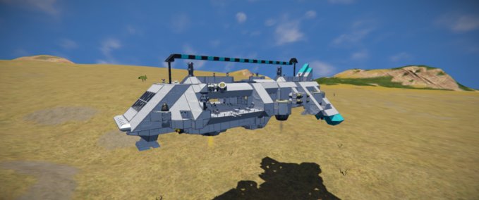 Blueprint EFS Civilian Class Cruise Ship Space Engineers mod