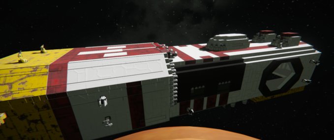 Blueprint CBR Atlas VanGuard Battleship Space Engineers mod