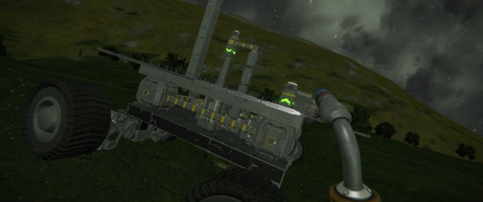 Blueprint Mining rig large Space Engineers mod