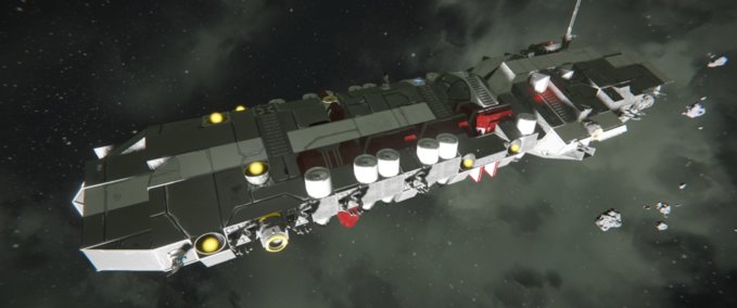 Blueprint Hygeia Light Fleet Tender Space Engineers mod