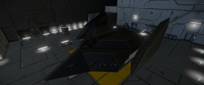 Blueprint Stealth Fighter Space Engineers mod