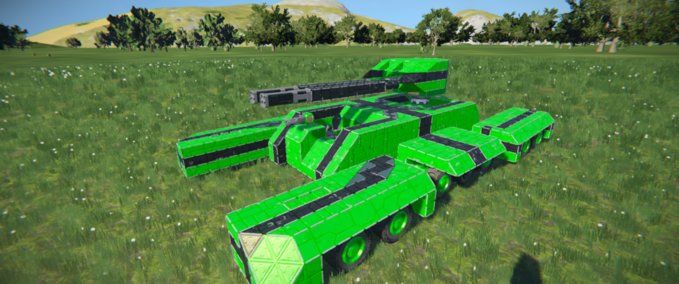 Blueprint NIO Grizzly super heavy tank Space Engineers mod