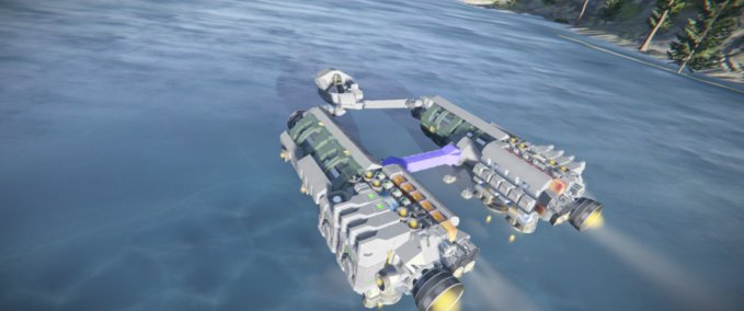 Blueprint 88-88 MK 1 [pod racer] Space Engineers mod