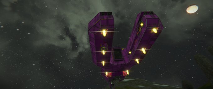 Blueprint Covenent dropship style starter ship Space Engineers mod