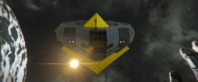 Blueprint Stargate goa'uld spaceship Space Engineers mod