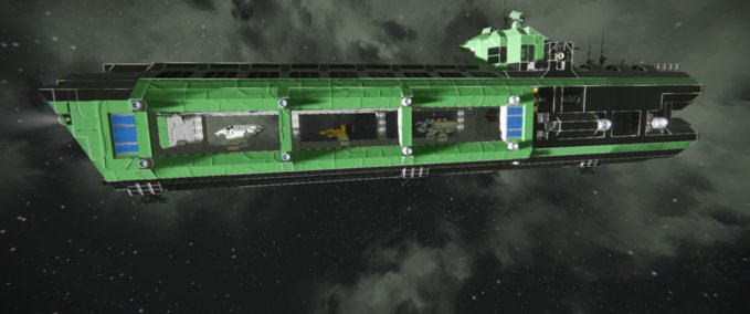 Blueprint HMS Jovick Attack Carrier and 6 Ships Space Engineers mod