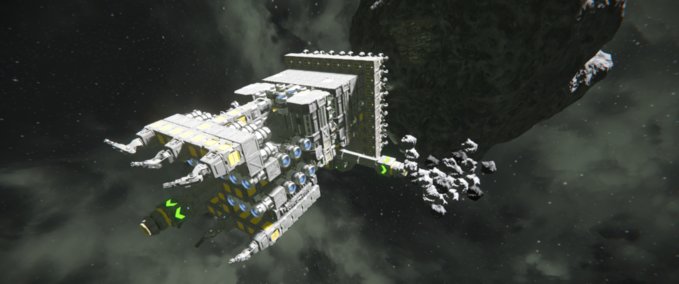 Blueprint Mega Miner Facility Space Engineers mod