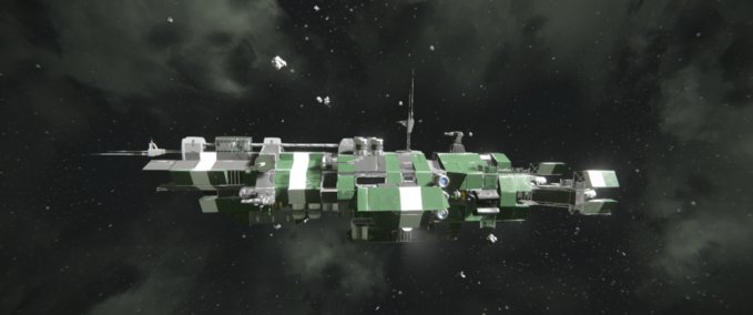 Blueprint C-14 War Ship Space Engineers mod