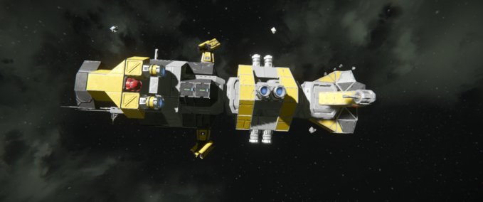 Blueprint C-7 Cargo Ship Space Engineers mod