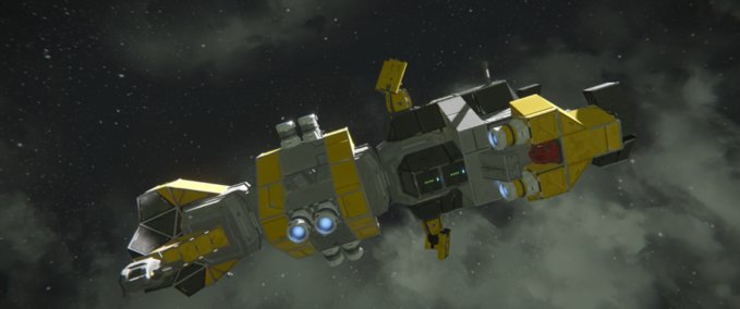 Blueprint C-7 Cargo Ship Space Engineers mod