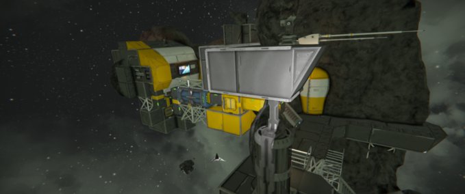 Blueprint Encounter Hermit Station Space Engineers mod