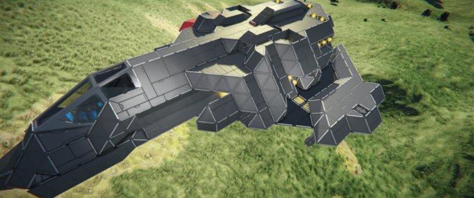 Blueprint Greyhound interceptor Space Engineers mod