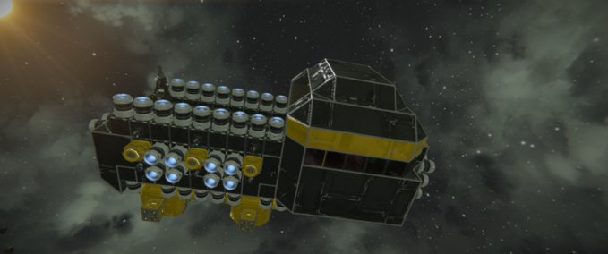 Blueprint C-27 Cargo Ship Space Engineers mod