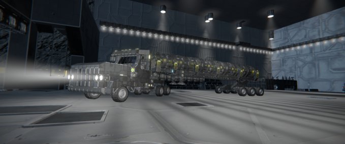 Blueprint Tanker truck Space Engineers mod