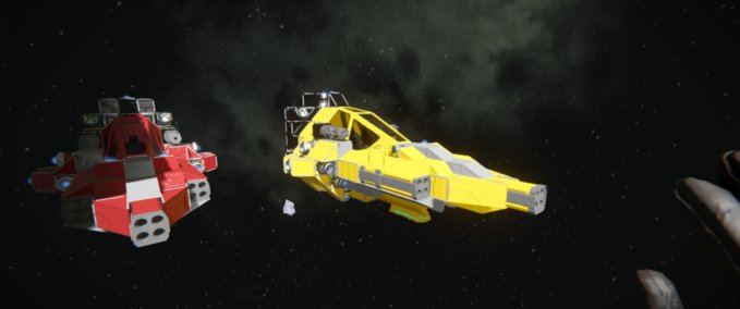 Blueprint HMS Layerthorpe Lendal Class Fighter Space Engineers mod