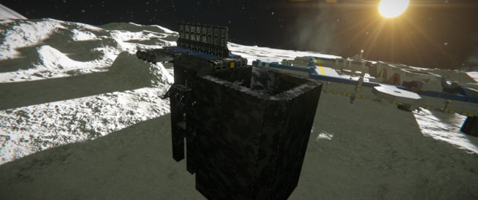 Blueprint Base With Launch Pad Space Engineers mod