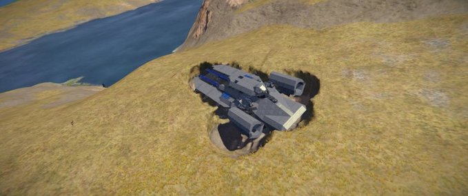 World crashed ship survival (home system) Space Engineers mod