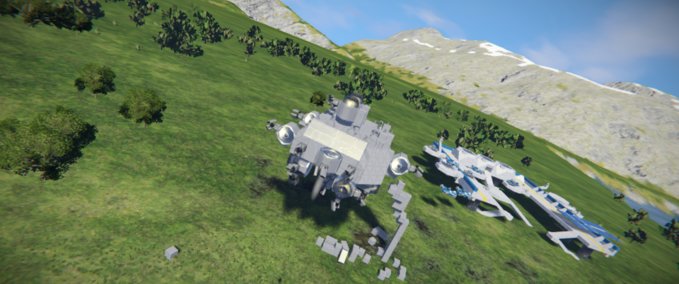 Blueprint Static Grid 2810 Space Engineers mod