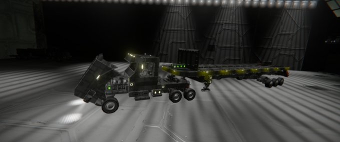 Blueprint Flatbed rig Space Engineers mod