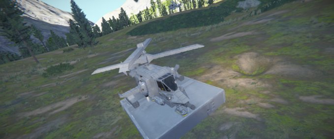 Blueprint KA-93 X Archer Space Engineers mod