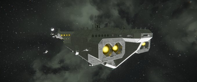 Blueprint Saber class carrier Space Engineers mod