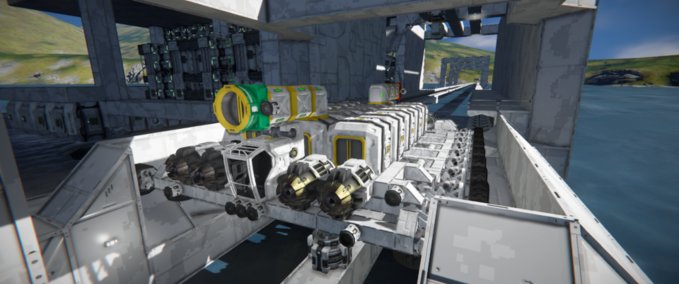 Blueprint MINNER TRAIN Space Engineers mod